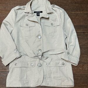 89th and Madison Khaki Blazer size L